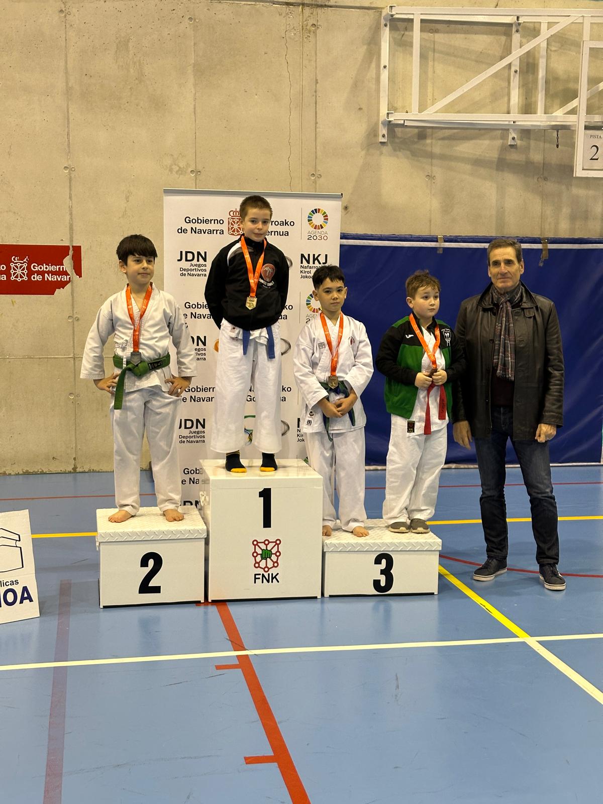 Resultados Campeonato Navarro Alevín y JDN Kumite Infantil y Juvenil